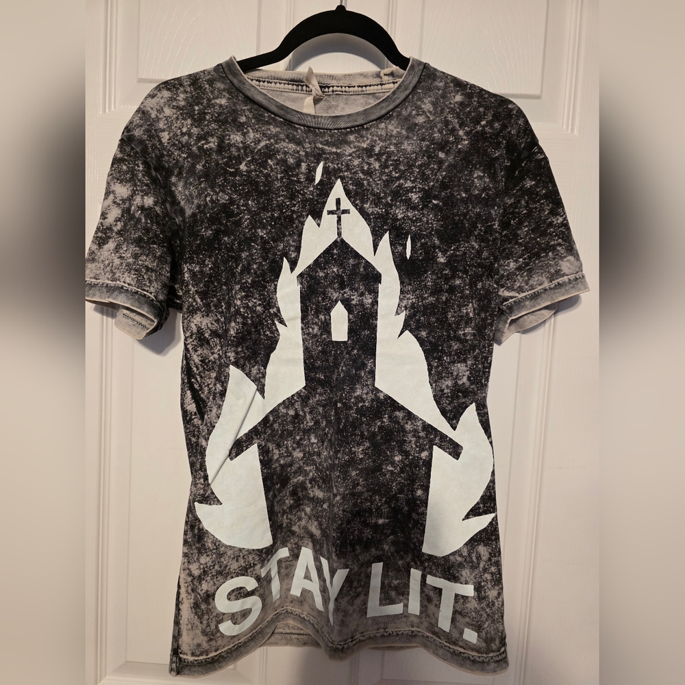 NWOT BlackCraft Cult "Stay Lit" reversible Small Tank. Two shirts in one!